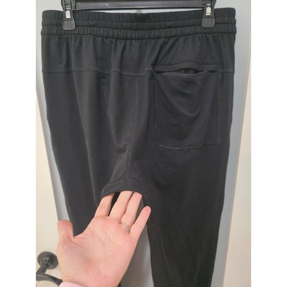 Lululemon Men's Large Black Jogger Athletic Pant Gym Workout Travel Lounge - Picture 12 of 13